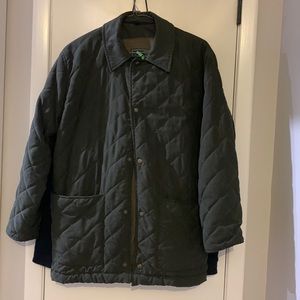 Holland And Holland Quilted snap front barn jacket
